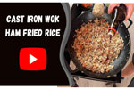 Easy Cast Iron Wok Ham Fried Rice