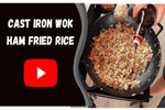 Easy Cast Iron Wok Ham Fried Rice