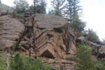 Stone Face That Watches Over the Uintah Mountains