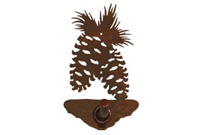 Rustic Metal Robe Hooks
