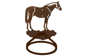 Rustic Metal Towel Rings