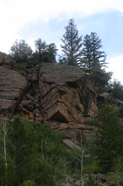 Stone Face That Watches Over the Uintah Mountains