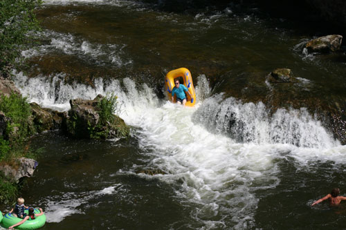 Tubing the Portneuf River Lava Hot Springs
